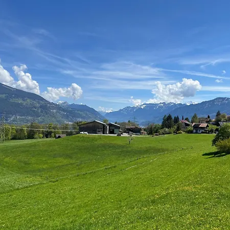Apartment Pfrundmatte Mit Panoramablick Aeschi Bei Spiez